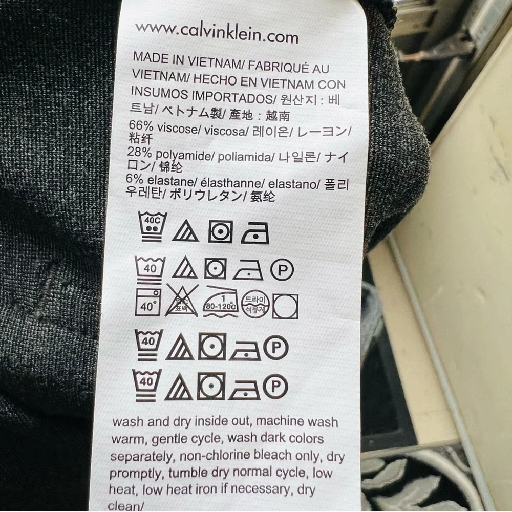 Calvin Klein Grey Casual Women’s Dress Pants. Size 14 - Picture 8 of 8